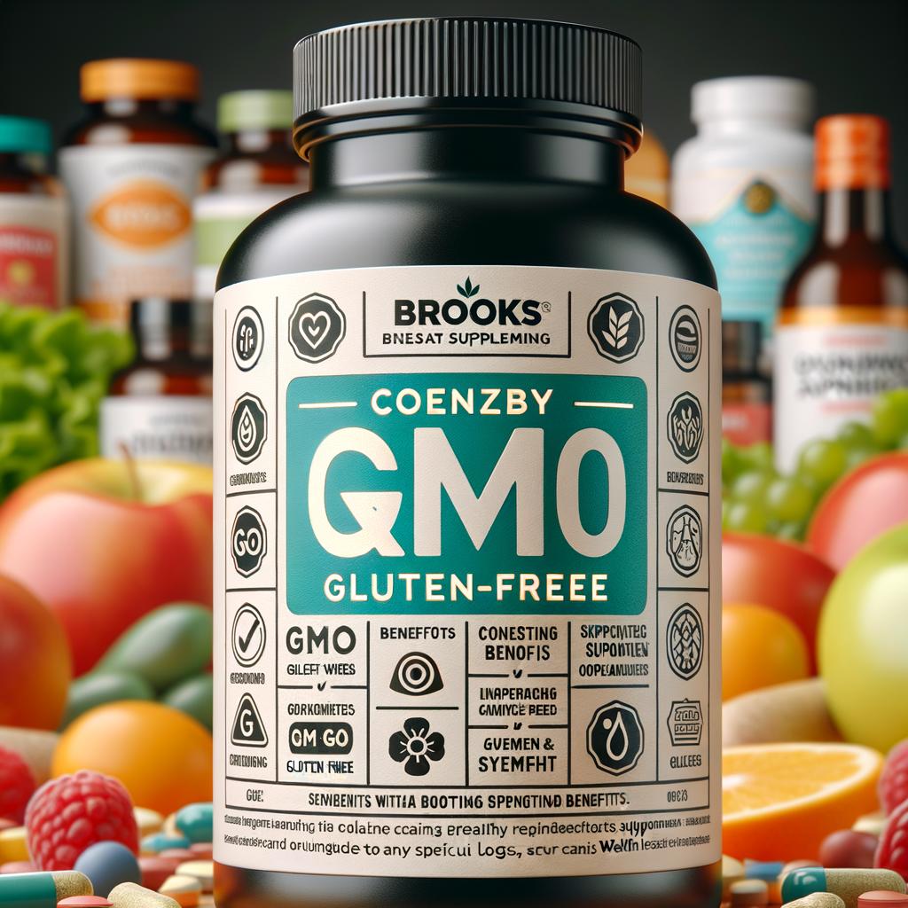 Choosing the Right CoQ10: A Close Look at Brooks' GMO⁢ and Gluten-Free Option